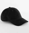 BB692 B692 Beechfield Corduroy Dad Cap Black colour image